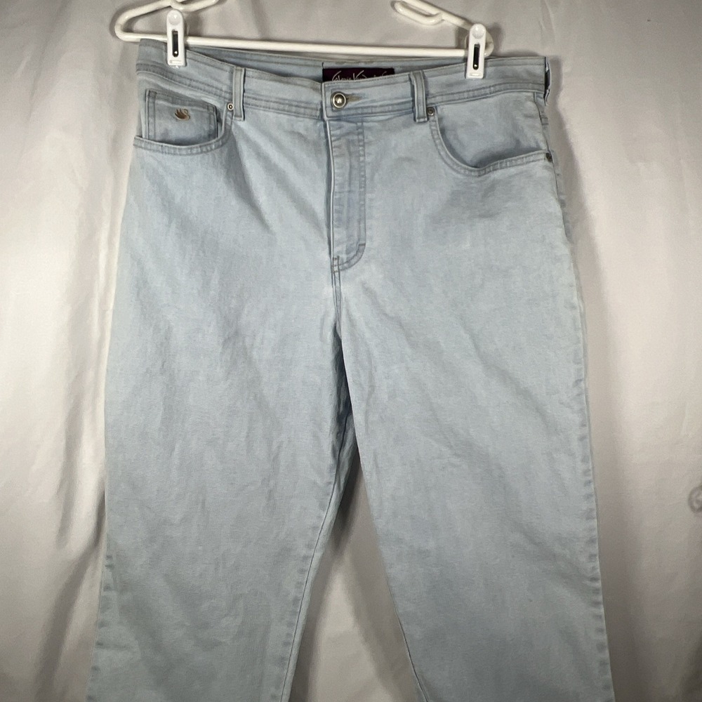 Gloria Vanderbilt Jeans Womens Size 16 Amanda‎ Light Blue Medium